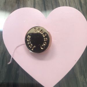 Gold juicy couture button